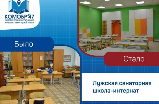 В Ленинградской области отремонтировали Лужскую санаторную школу-интернат - «Образование»