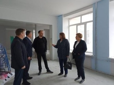 В школе Тотьмы Вологодской области завершился первый этап капитального ремонта - «Образование»